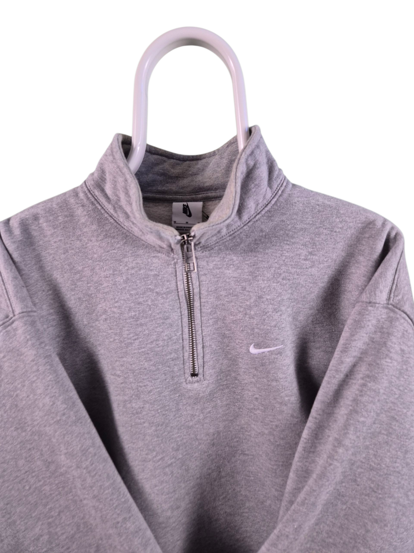 Nike heavy weight quarter zip sweater maat M