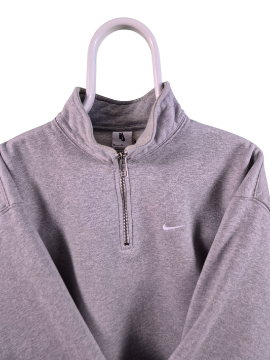 Nike heavy weight quarter zip sweater maat M