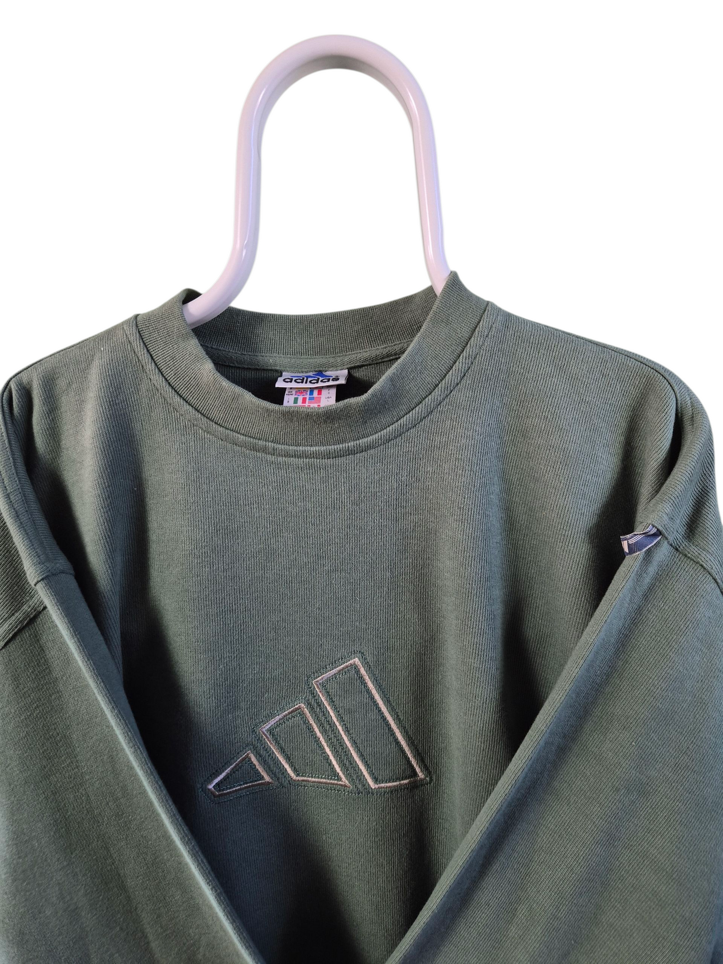 Adidas 90s front logo sweater maat XL