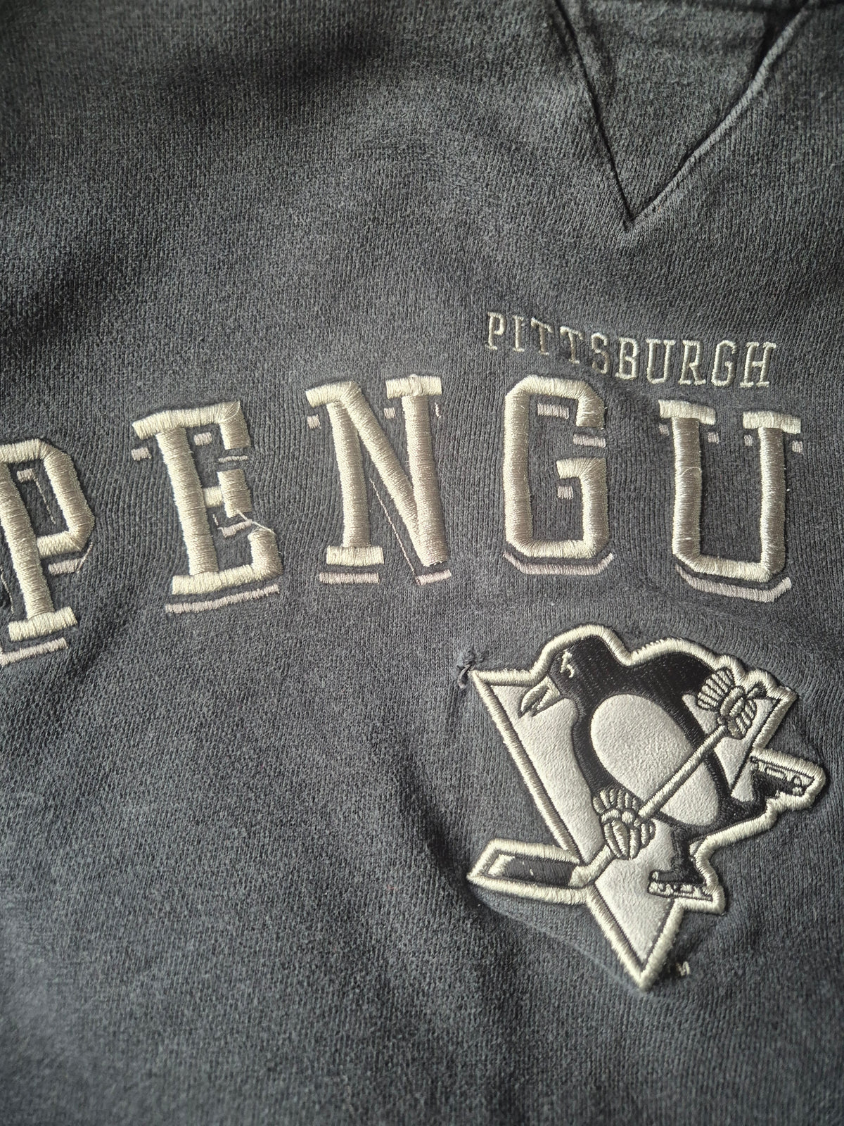 Lee Sport Pittsburgh Penguins Sweater Heren | Zwart | Maat XL