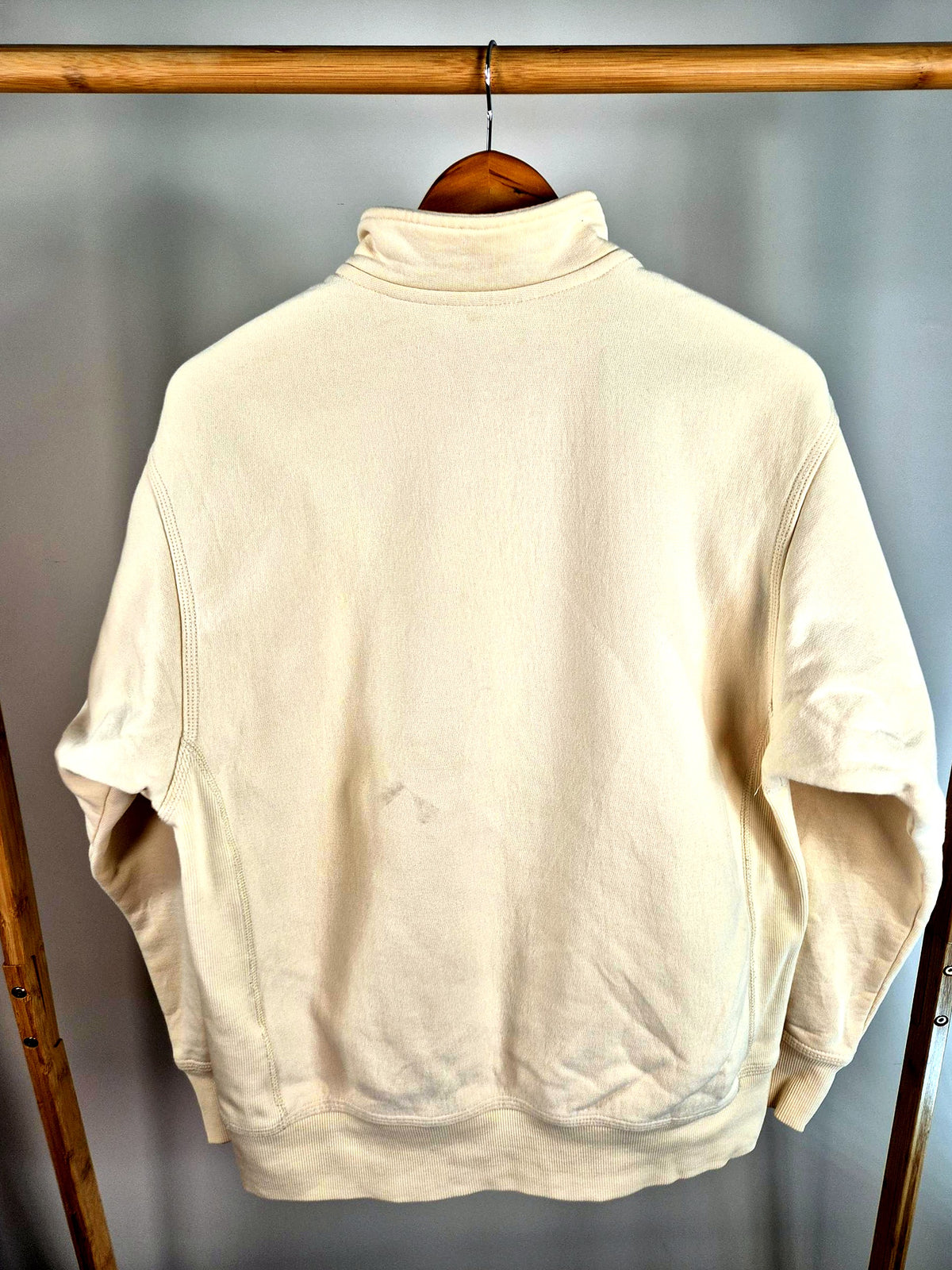 Carhartt Quarter Zip Sweater Heren | Creme | Maat S