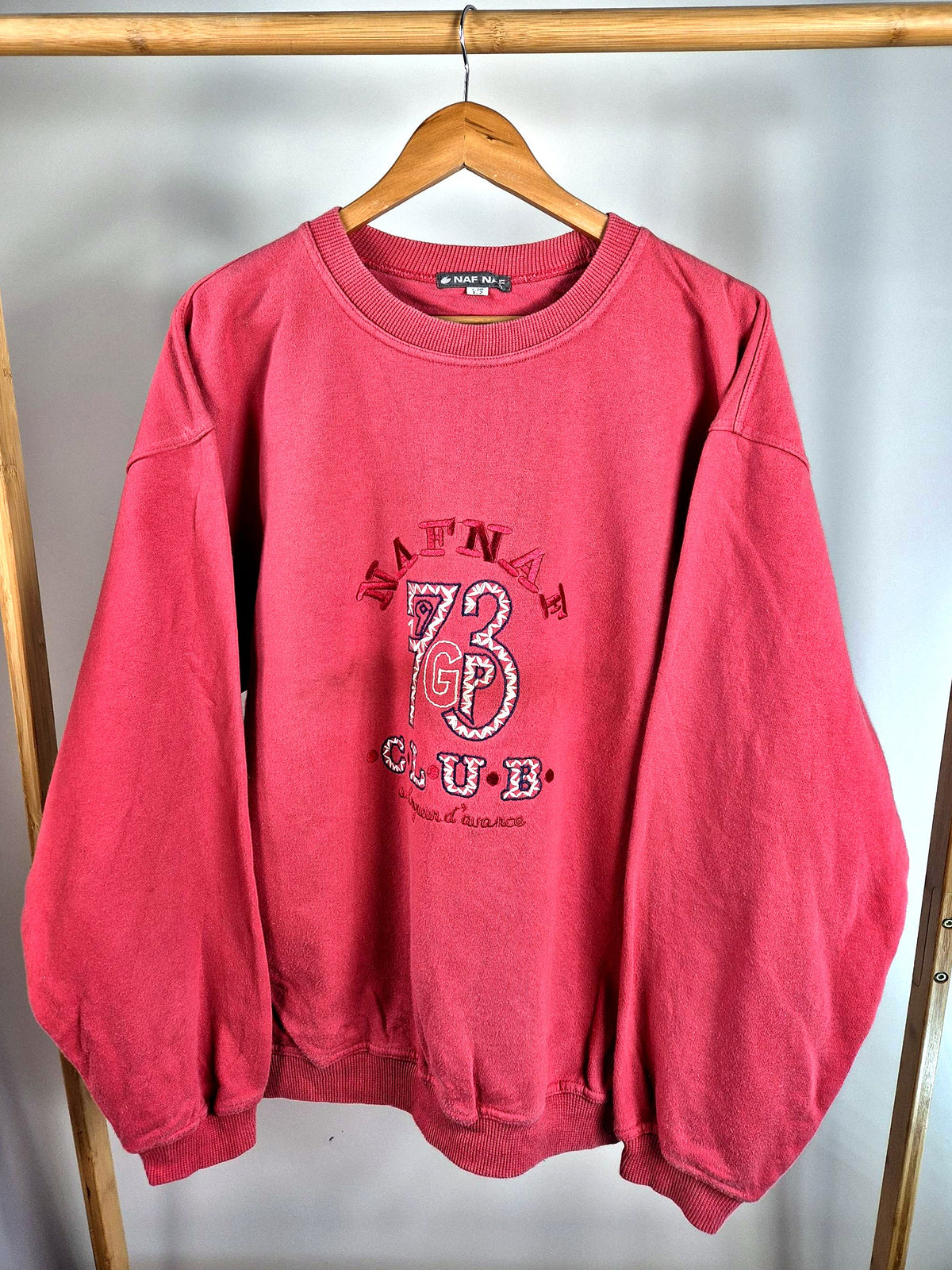 NafNaf 90s Sweatshirt Dames | Roze | Maat L