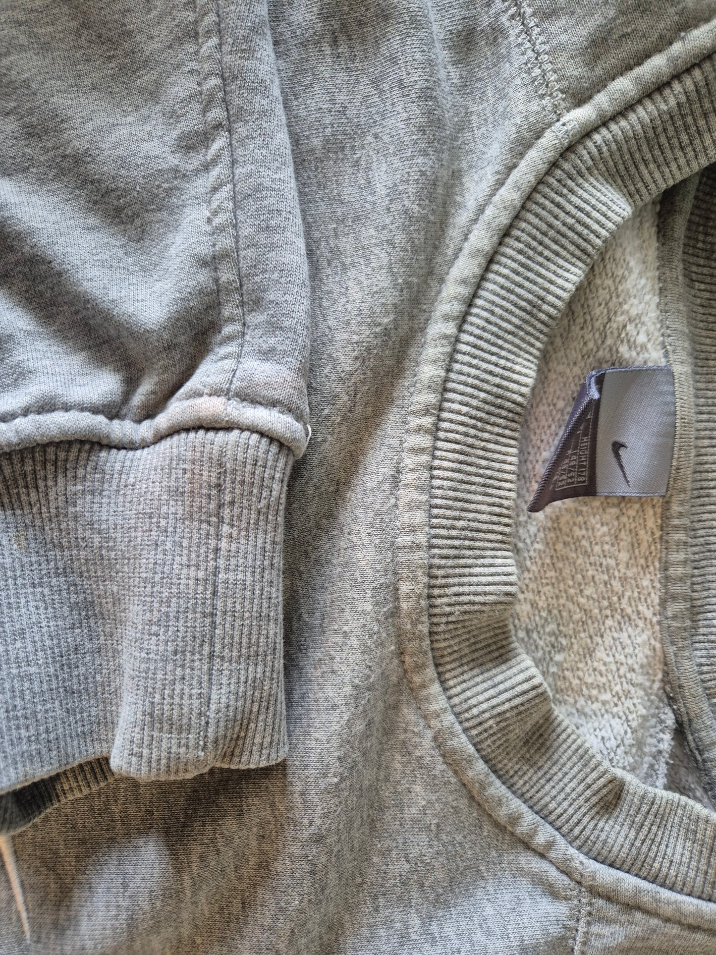 Nike Swoosh Sweater Dames | Grijs | Maat M