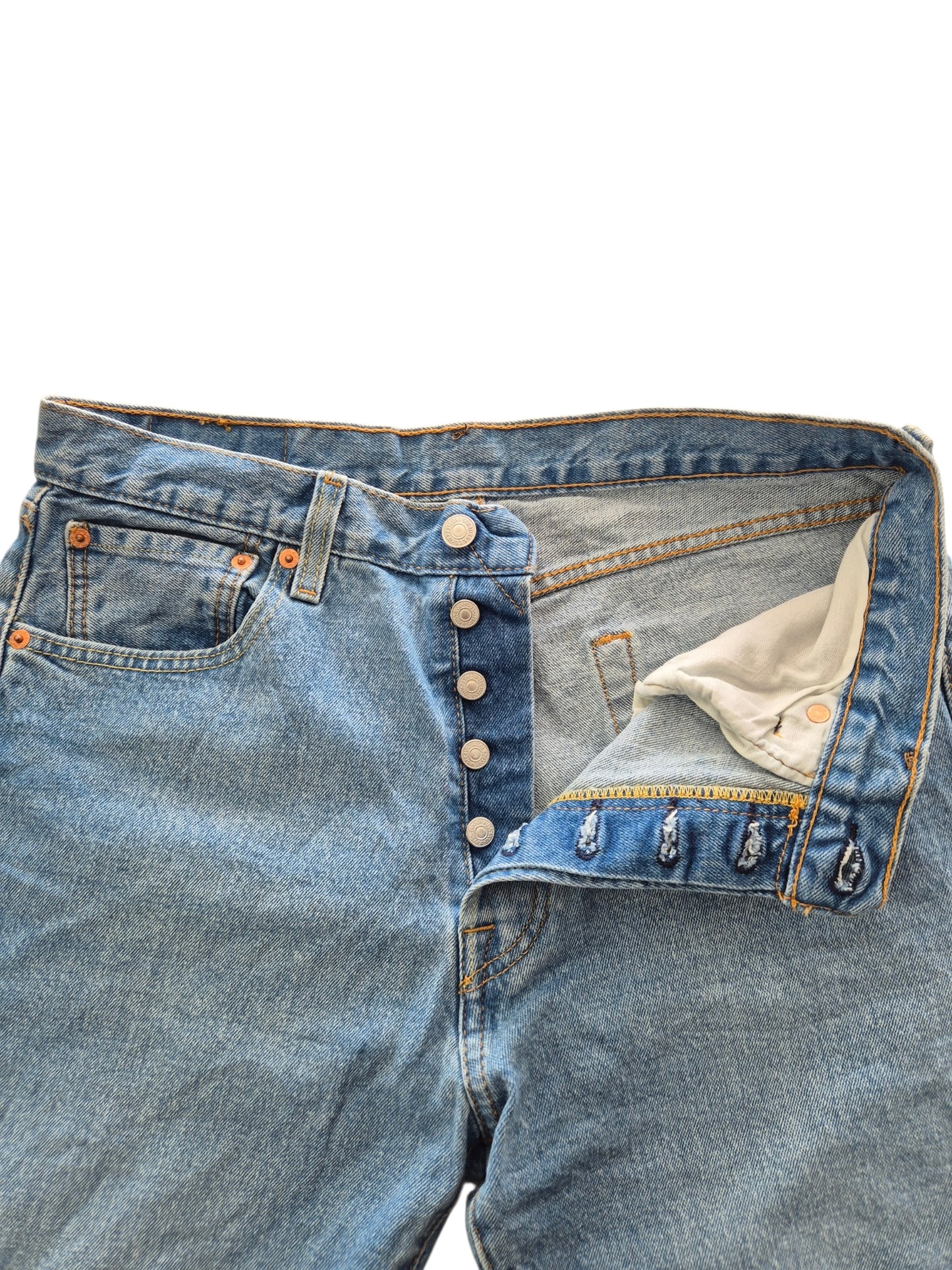 Levi's 501 Straight Jeans Heren | Blauw | Maat W33 L32