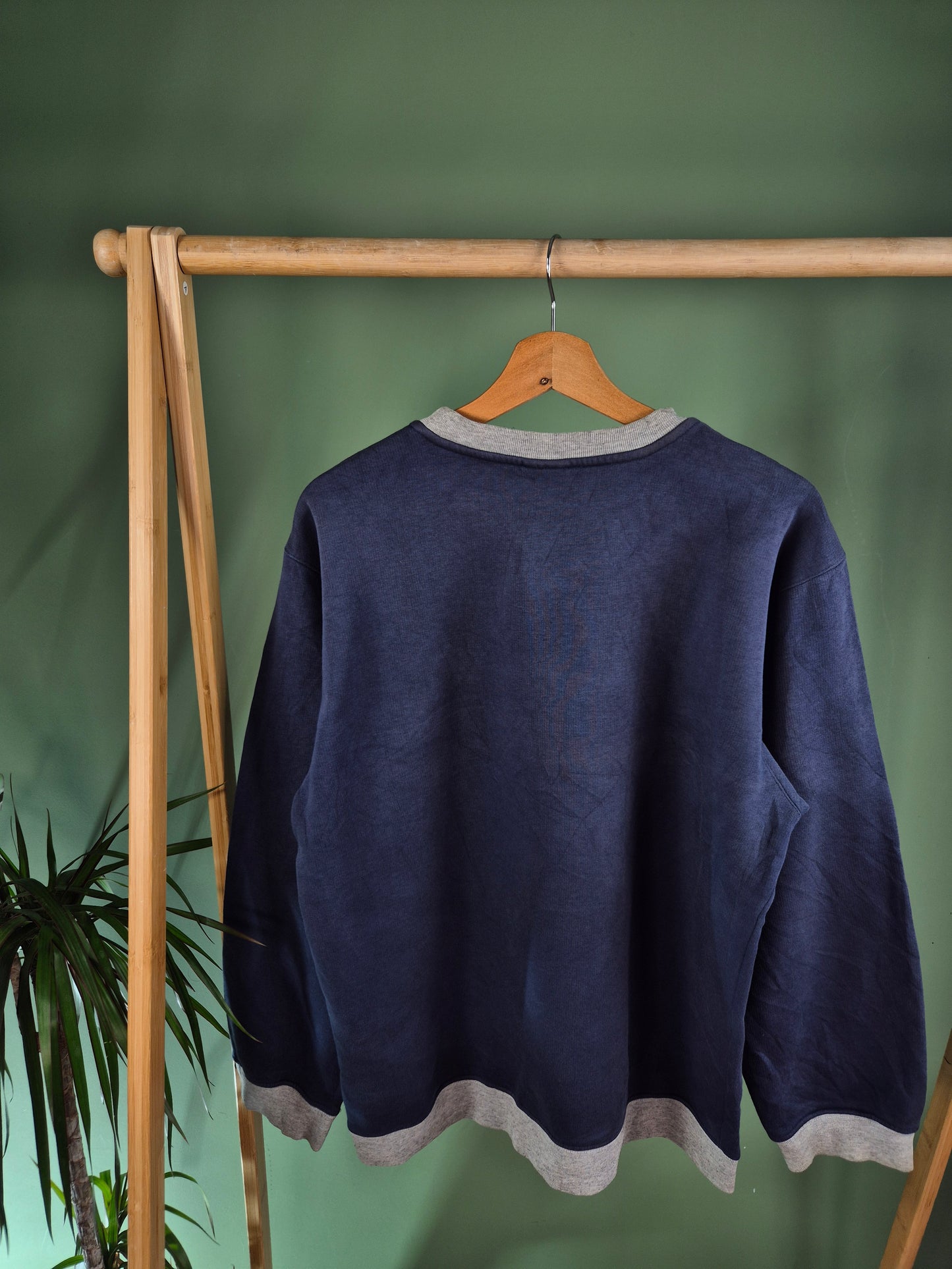 Nike Swoosh Sweater Dames | Blauw | Maat L