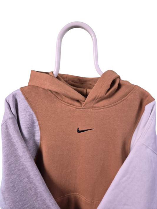 Nike center swoosh rework hoodie maat L