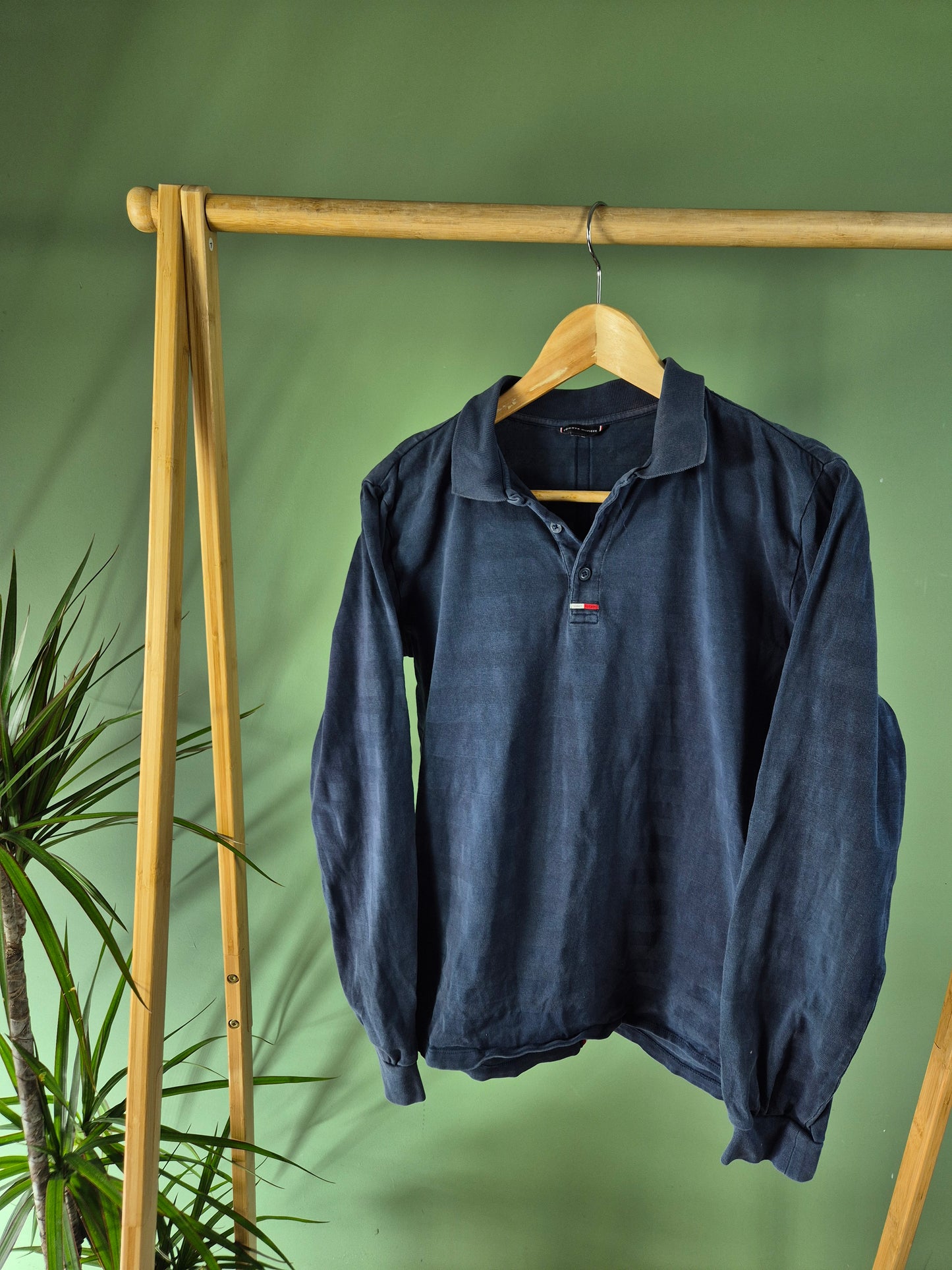 Tommy Hilfiger LS Polo Dames | Blauw | S