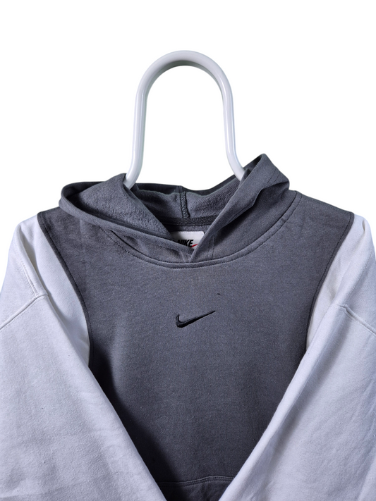 Nike center swoosh rework hoodie maat L