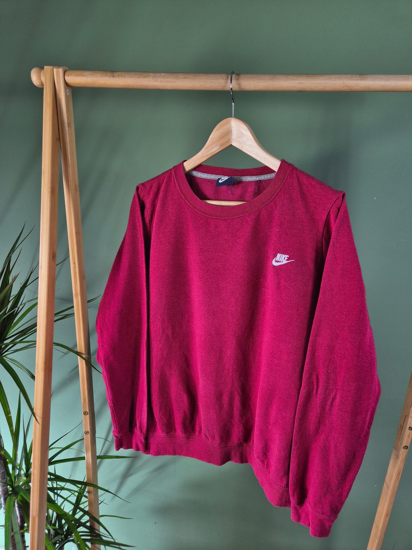 Nike Chest Logo Sweater Dames | Rood | M