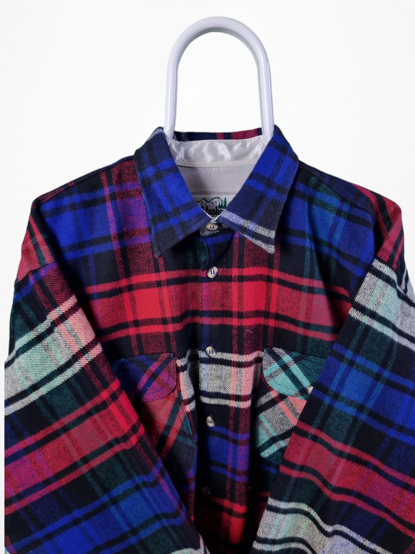 Vintage check shirt maat XL