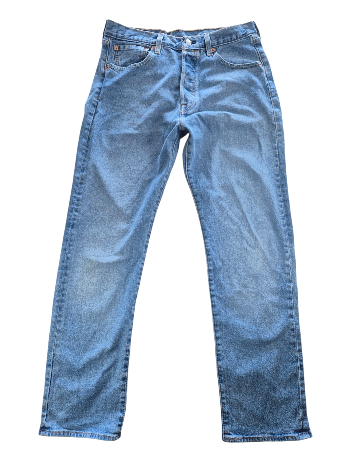 Levi's 501 Straight Jeans Heren | Blauw | Maat W33 L32