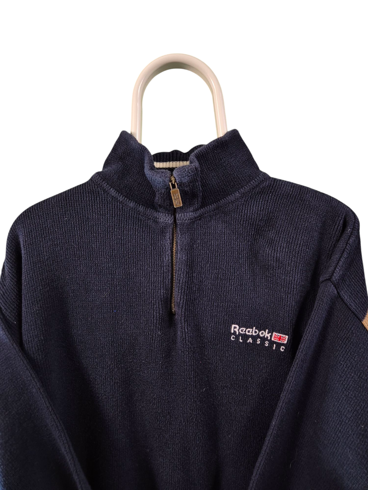 Reebok Quarter Zip Sweater Heren | Blauw | Maat XXL
