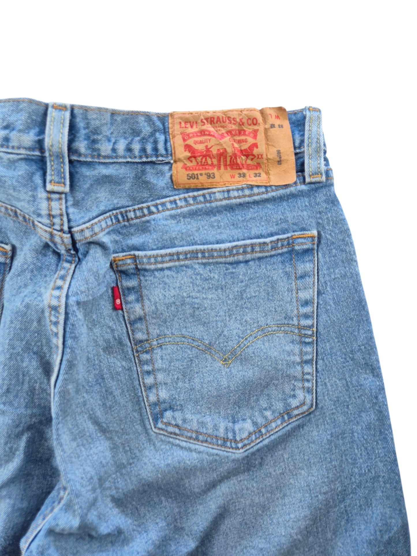 Levi's 501 Straight Jeans Heren | Blauw | Maat W33 L32