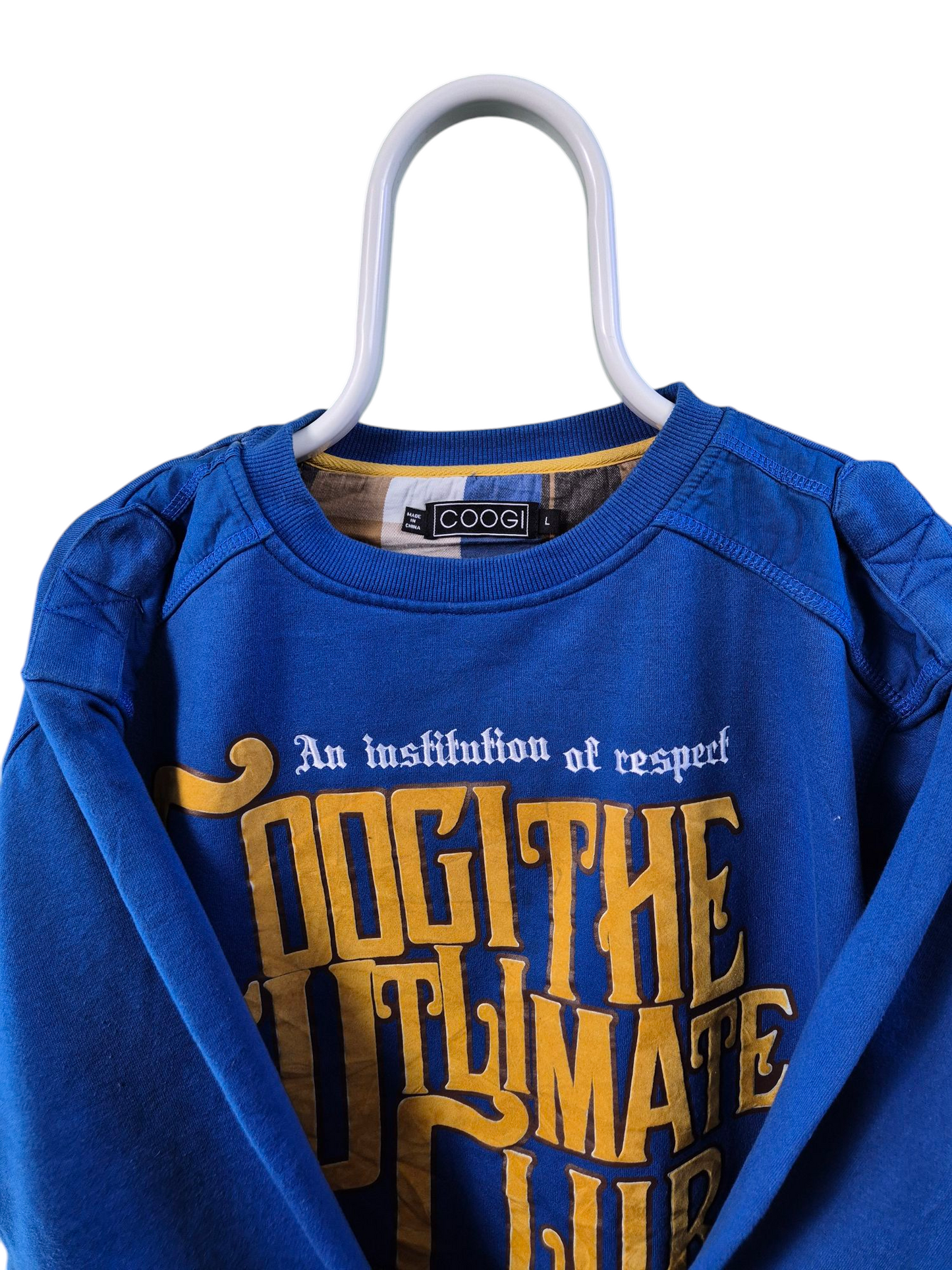 Coogi Sweater Heren | Blauw | Maat L