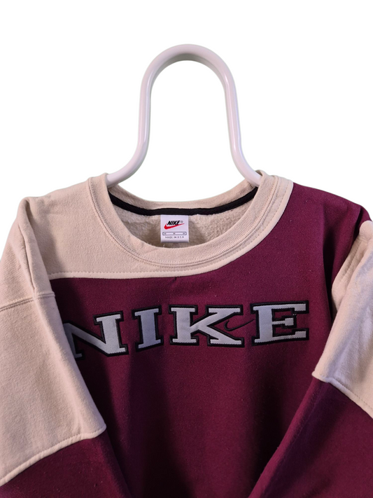 Nike 90s spell out rework sweater maat M