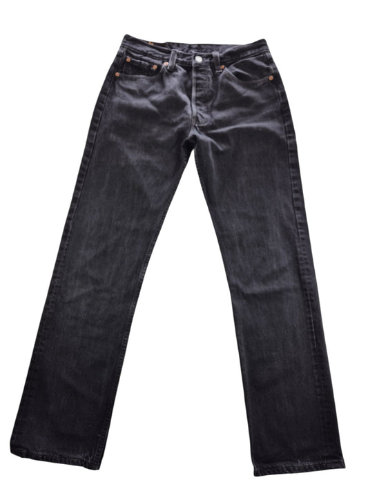Levi's 501 Straight Jeans Heren | Zwart | Maat W32 L32
