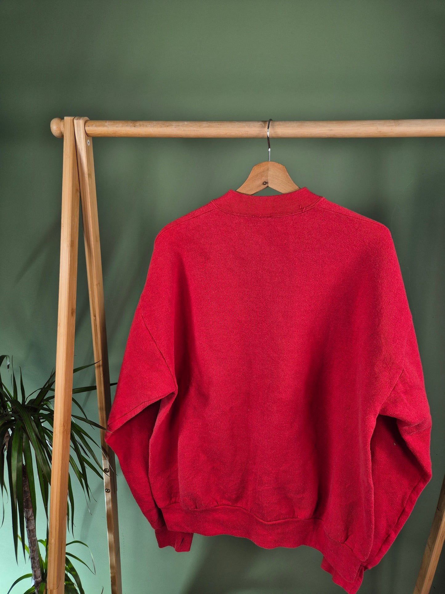 Disney 90s Goofy Oversized Sweatshirt Dames | Rood | Maat L