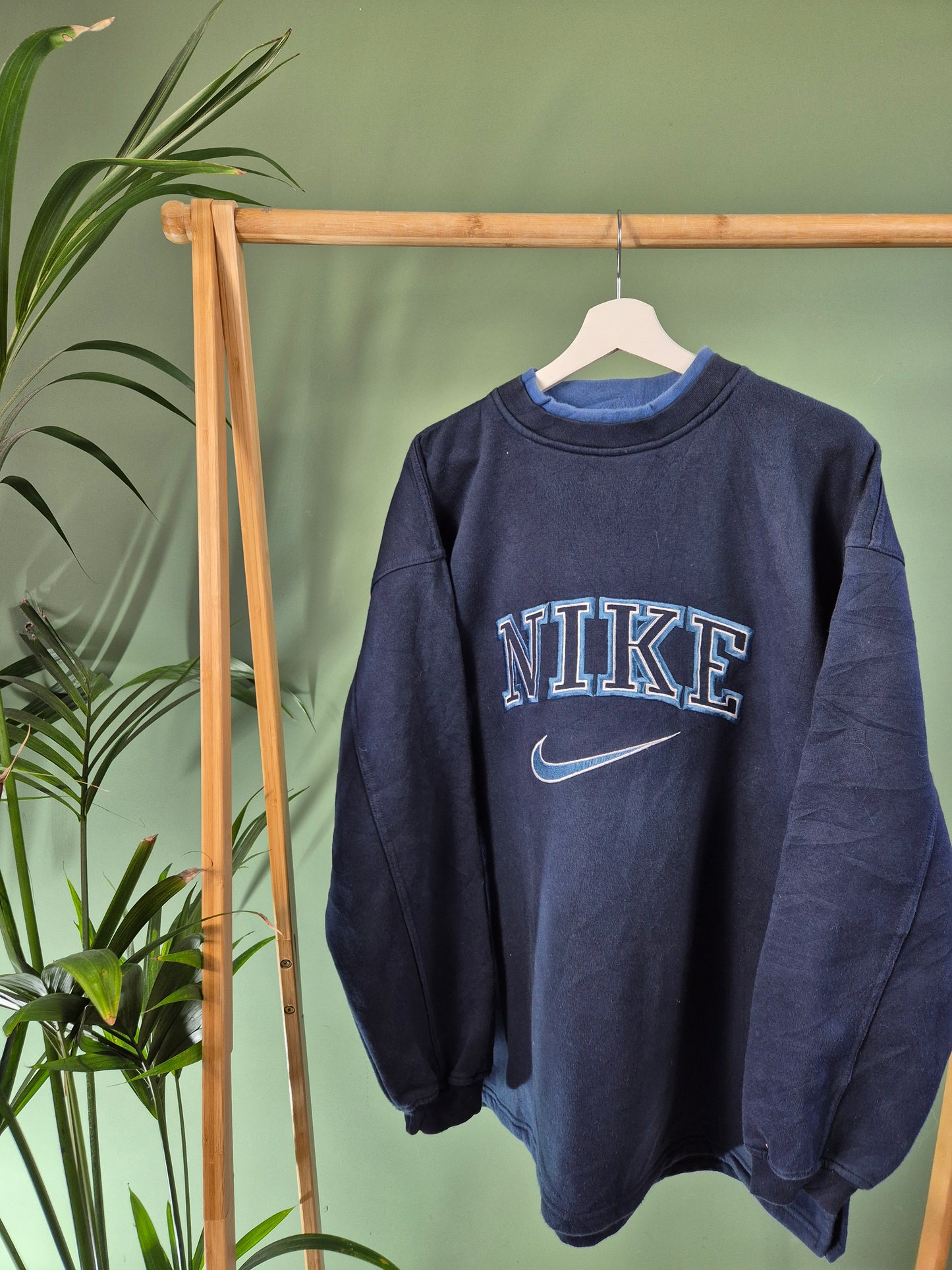 Nike double collar sweater maat XXL
