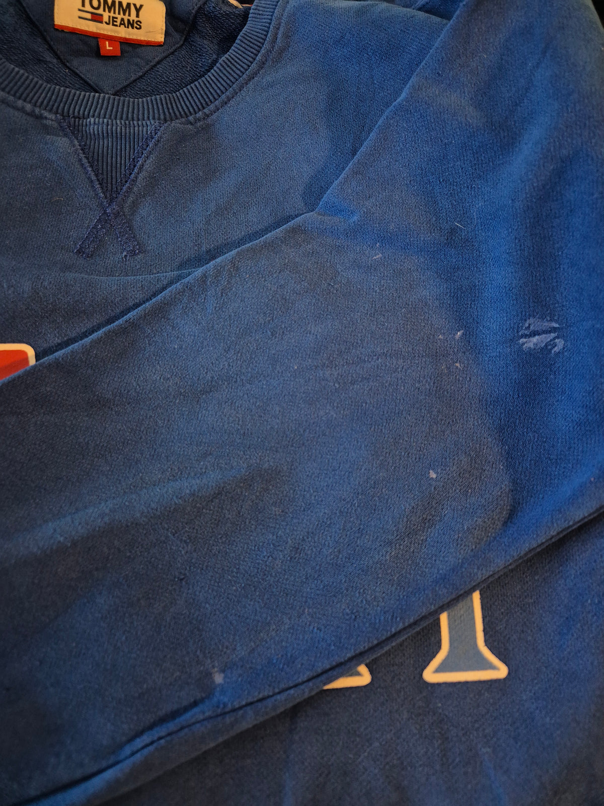 Tommy Hilfiger Sweater Heren | Blauw | Maat L