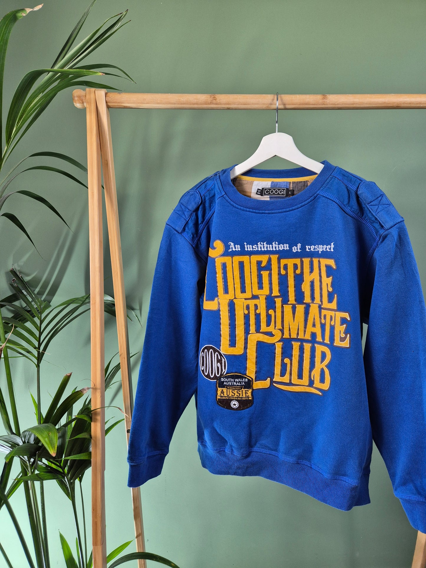 Coogi Sweater Heren | Blauw | Maat L