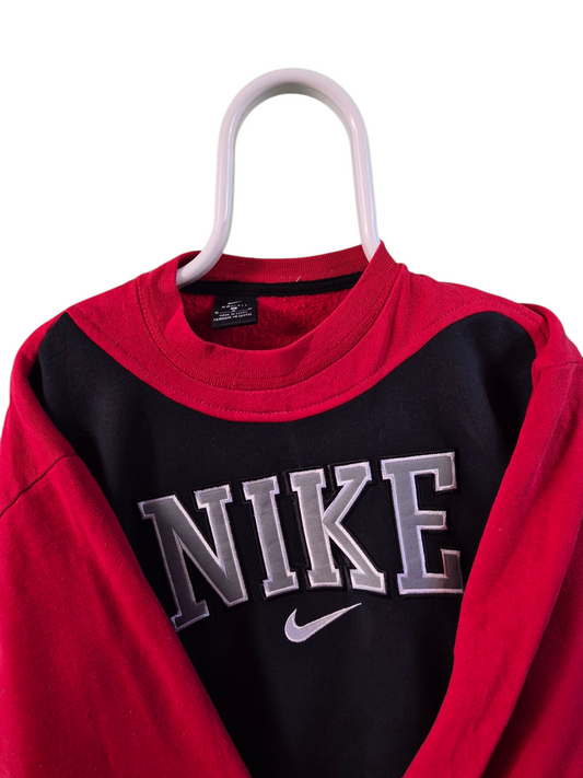 Nike spell out rework sweater maat S