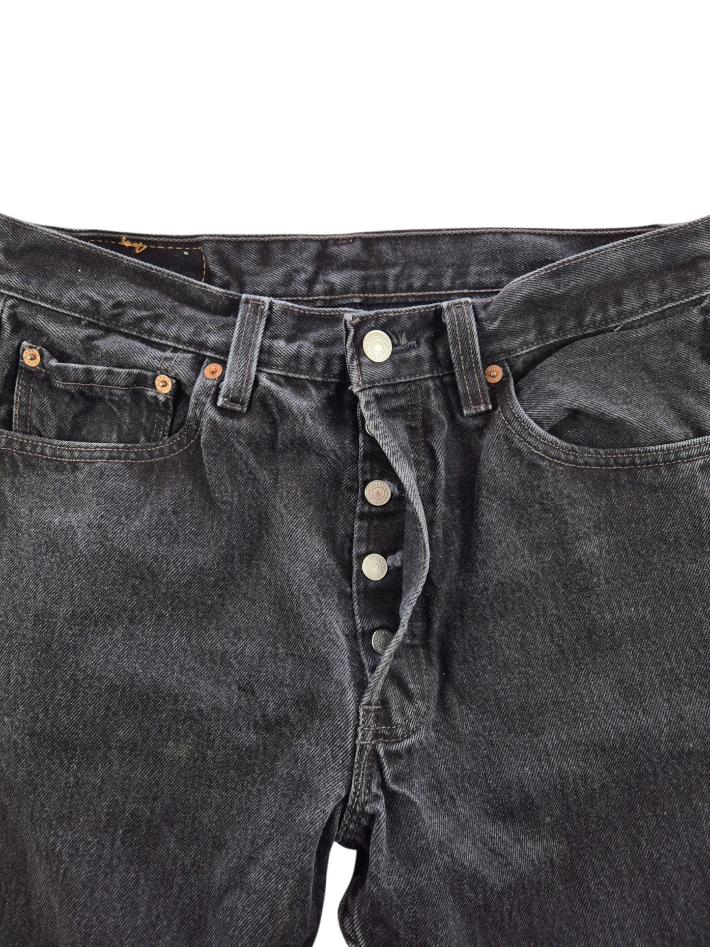 Levi's 501 Straight Jeans Heren | Zwart | Maat W32 L32