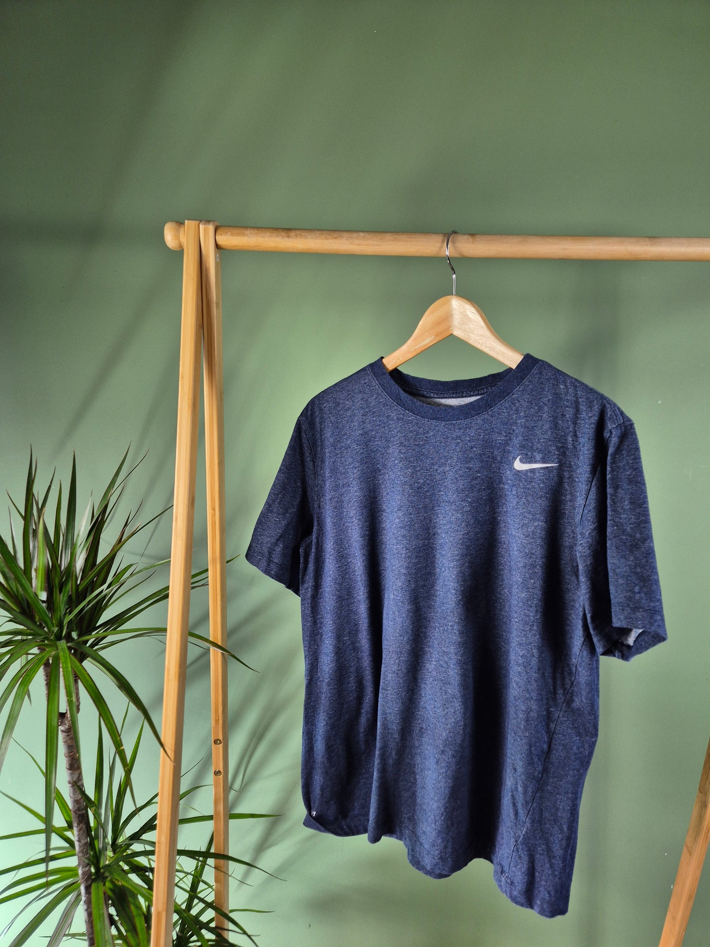 Nike Chest Swoosh T-shirt Heren | Blauw | L