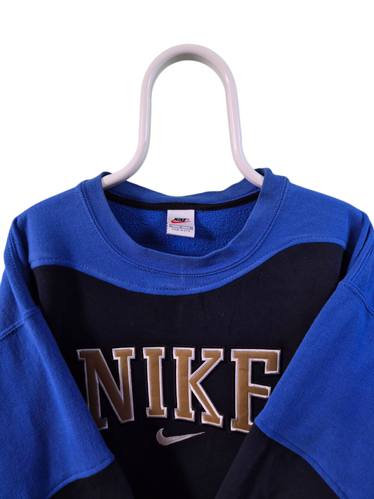 Nike 90s spell out sweater maat L