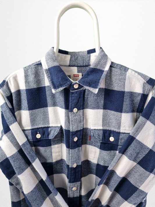 Levi's check shirt maat M