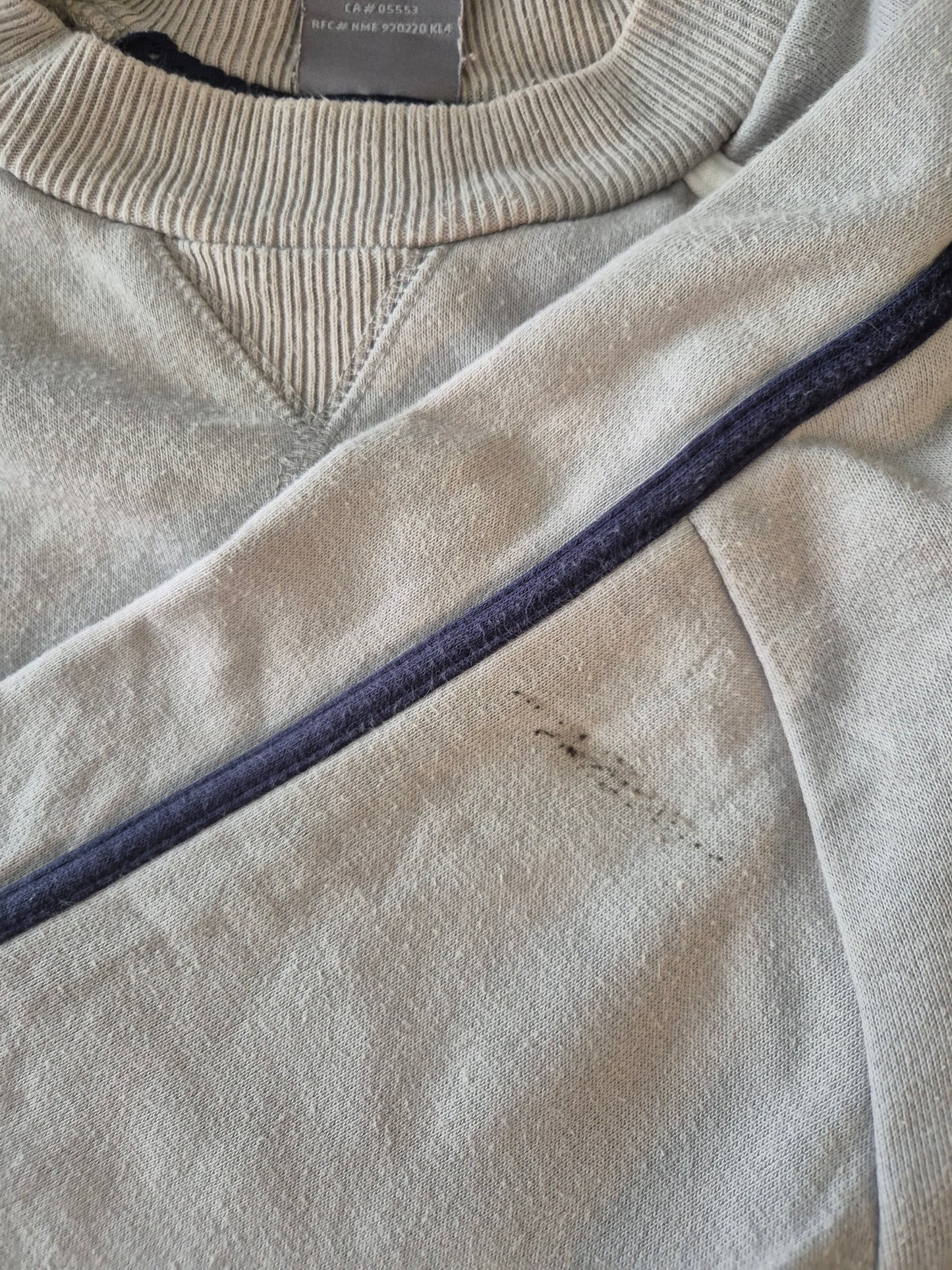 Nike 90s Front Logo Sweater Heren | Grijs | Maat S