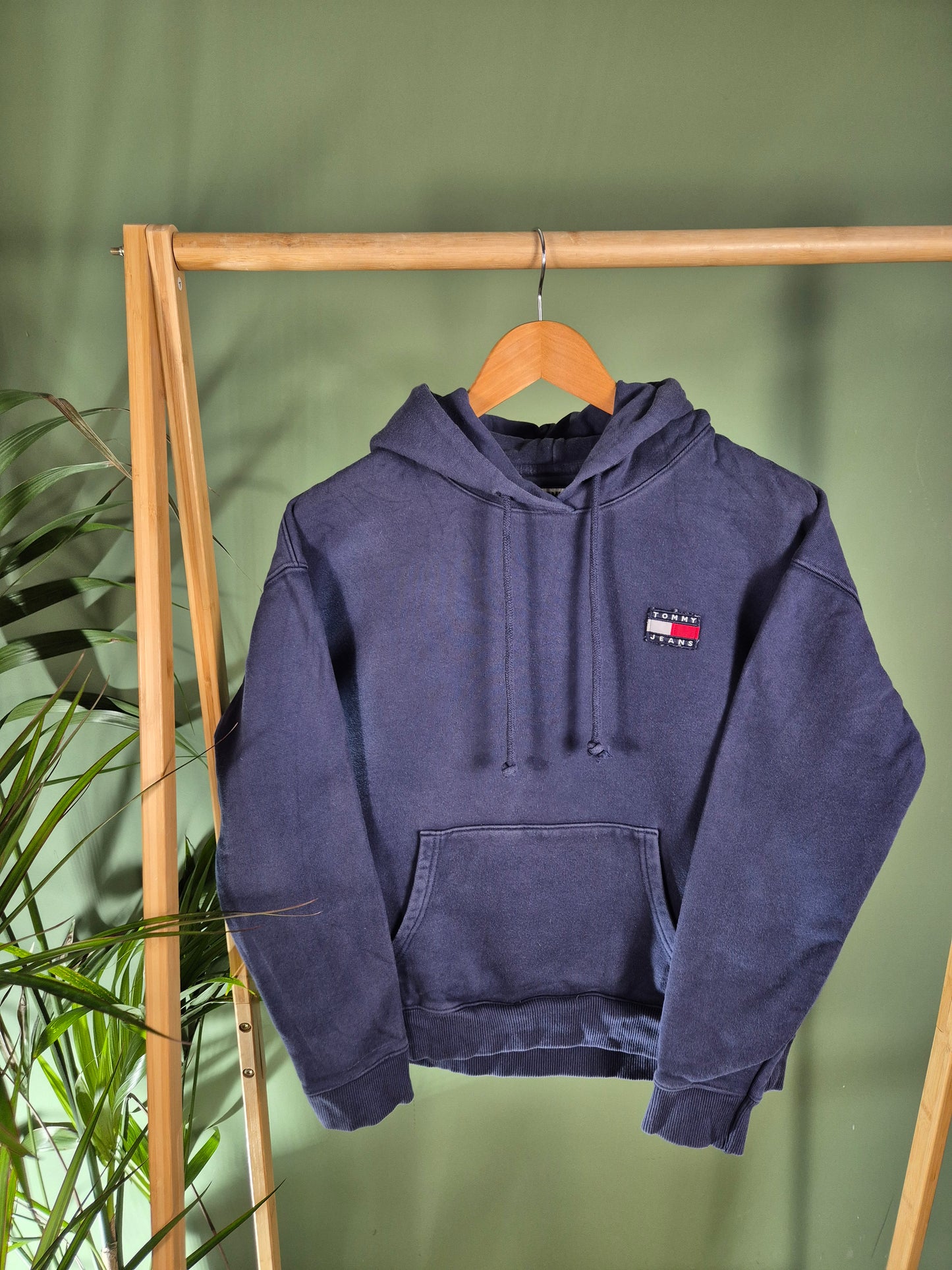 Tommy Hilfiger Boxy Fit Hoodie Dames | Blauw | L