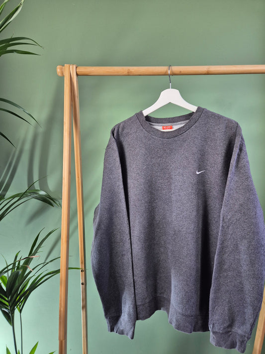 Nike Chest Swoosh Sweater Heren | Grijs | Maat XXL