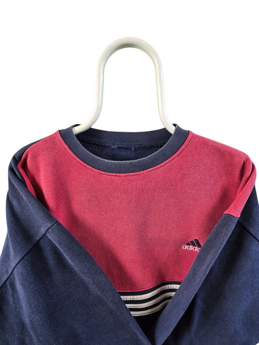 Adidas 90s chest logo sweater maat M