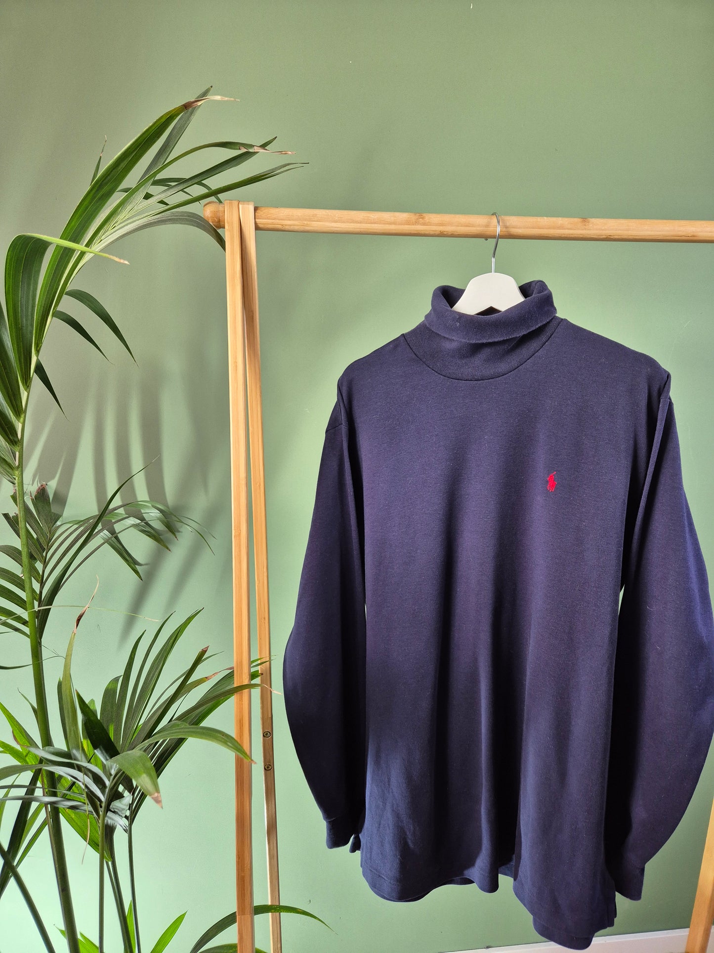 Ralph Lauren Col Sweater Heren | Blauw | Maat L