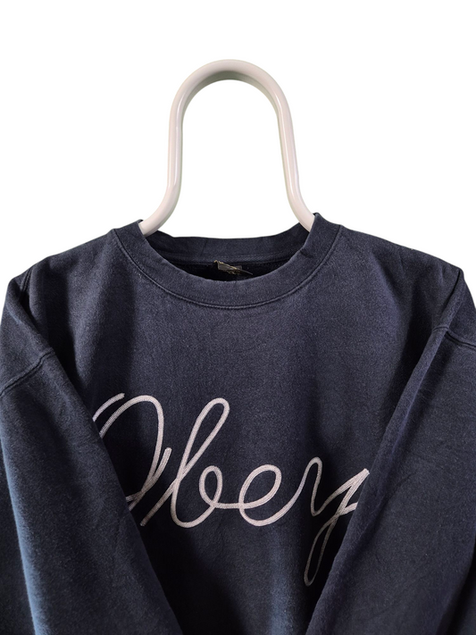 Obey Sweater Heren | Blauw | Maat L