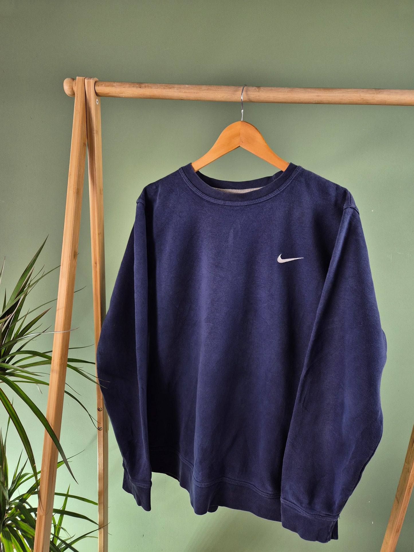 Nike Chest Swoosh Sweater Heren | Blauw | Maat XL