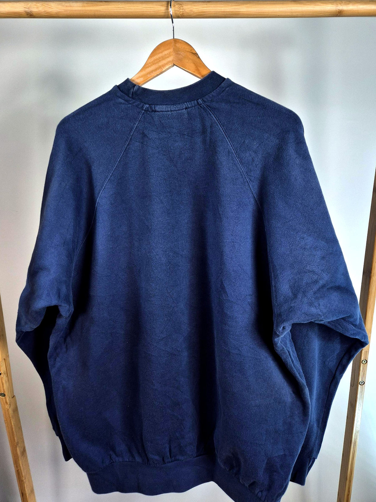 Umbro 90s Front Logo Sweater Heren | Blauw | Maat XXL