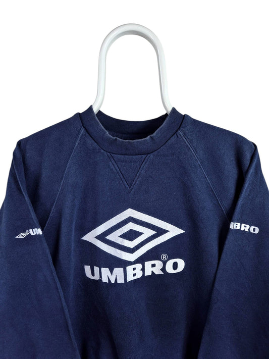 Umbro 90s Front Logo Sweater Heren | Blauw | Maat XXL
