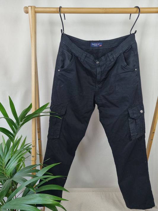 Vintage cargo broek maat 34