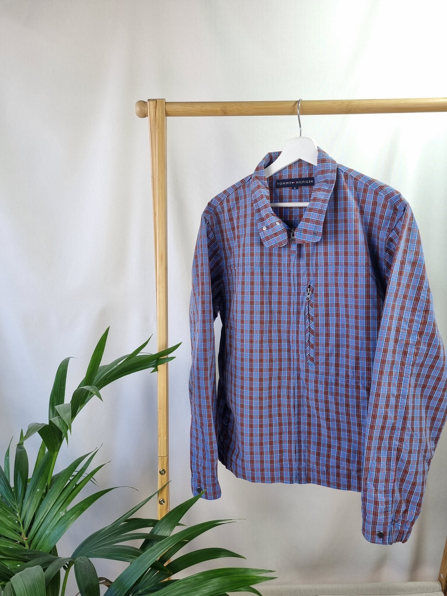 Tommy Hilfiger tussenjas met checkprint maat M