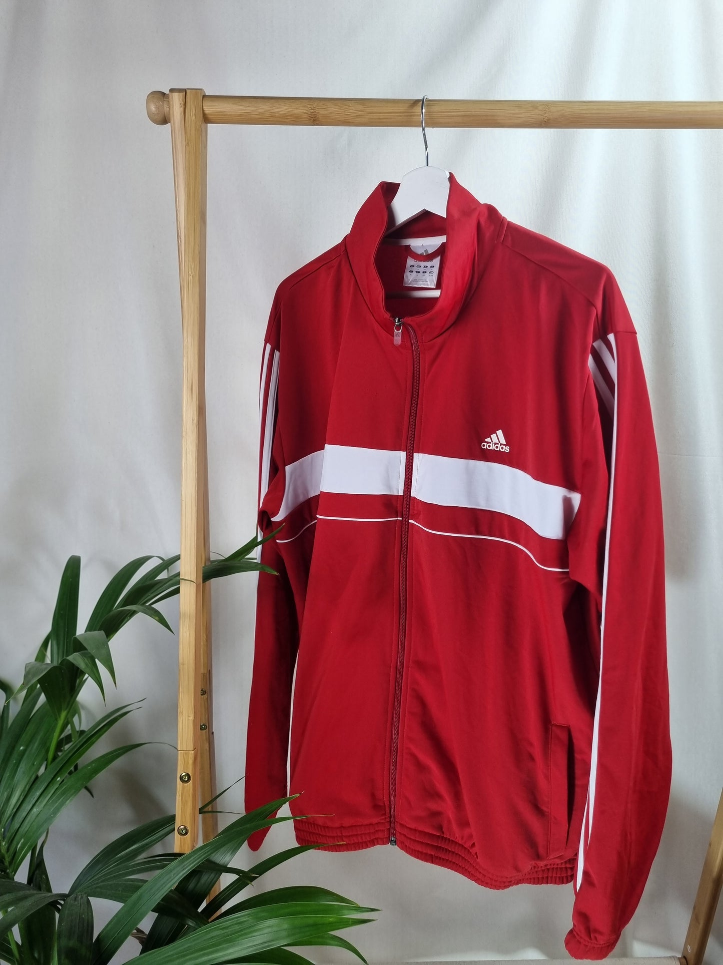 Adidas 3-stripes zipper maat XL