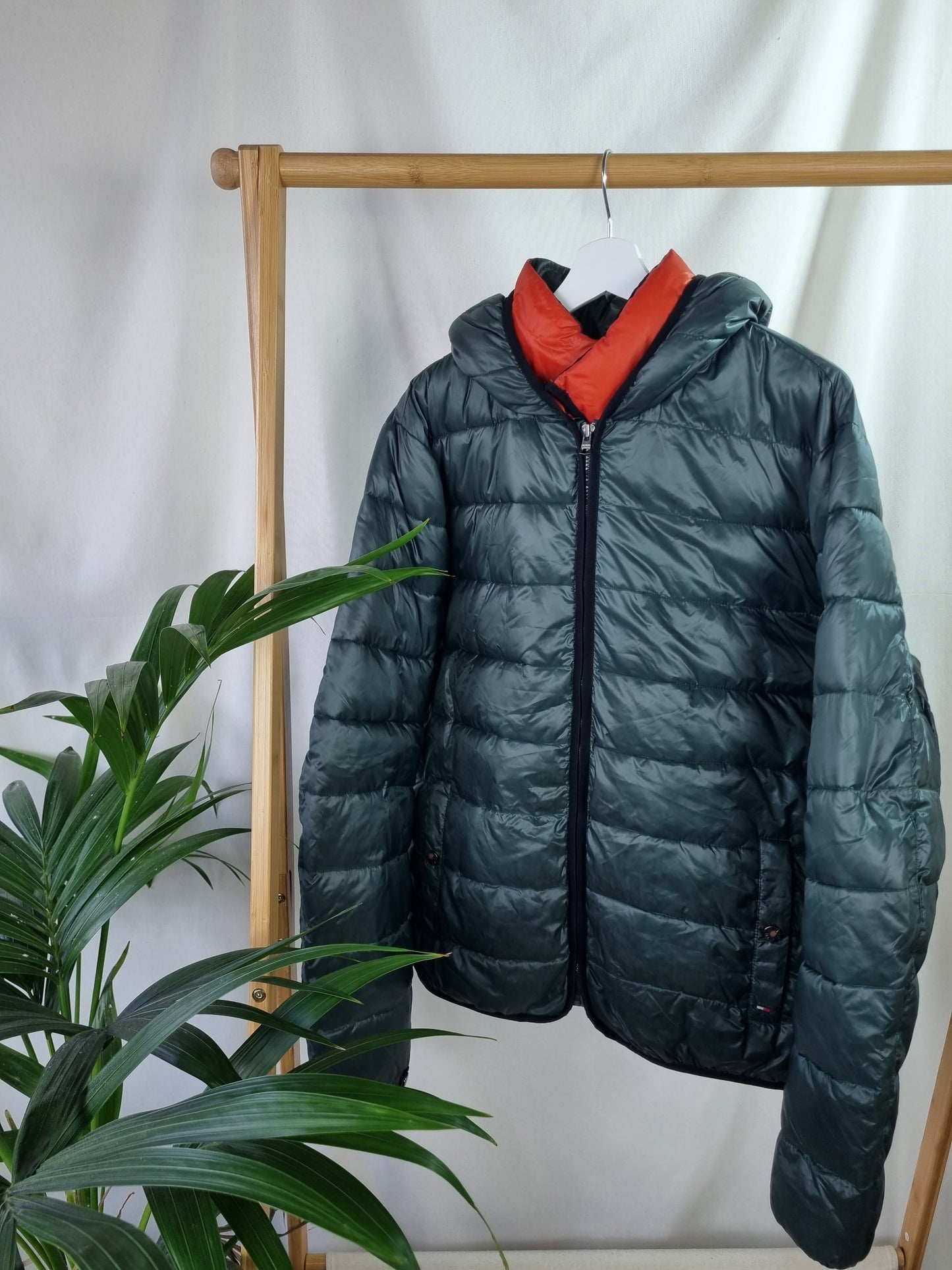 Tommy Hilfiger gewatteerde herfst/winterjas jas maat XL