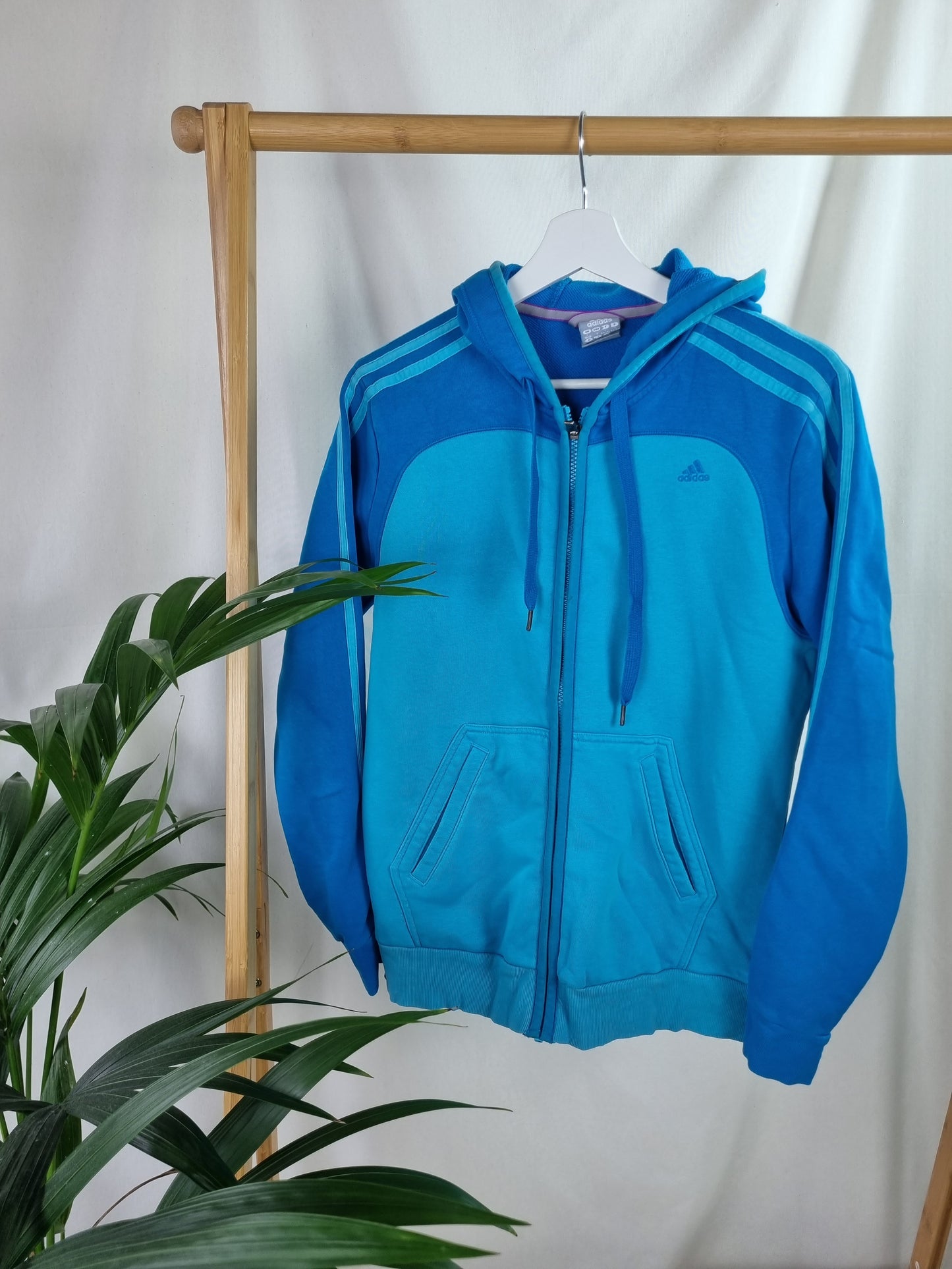 Adidas hoodie met rits maat L