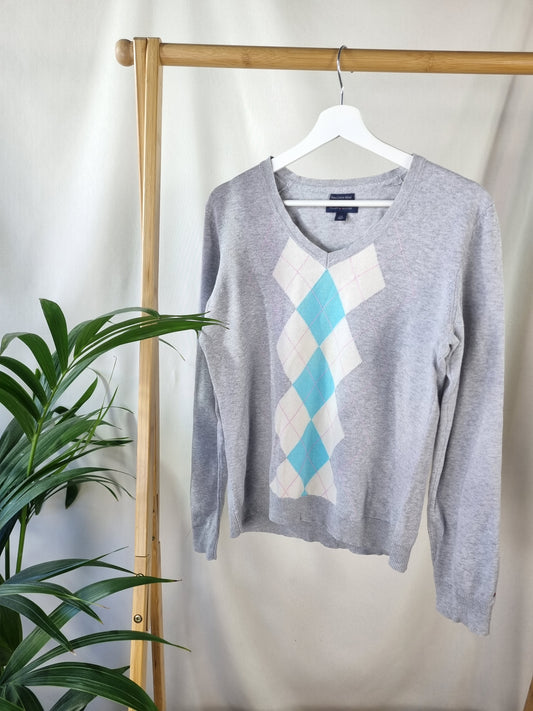 Tommy Hilfiger v-neck trui maat L