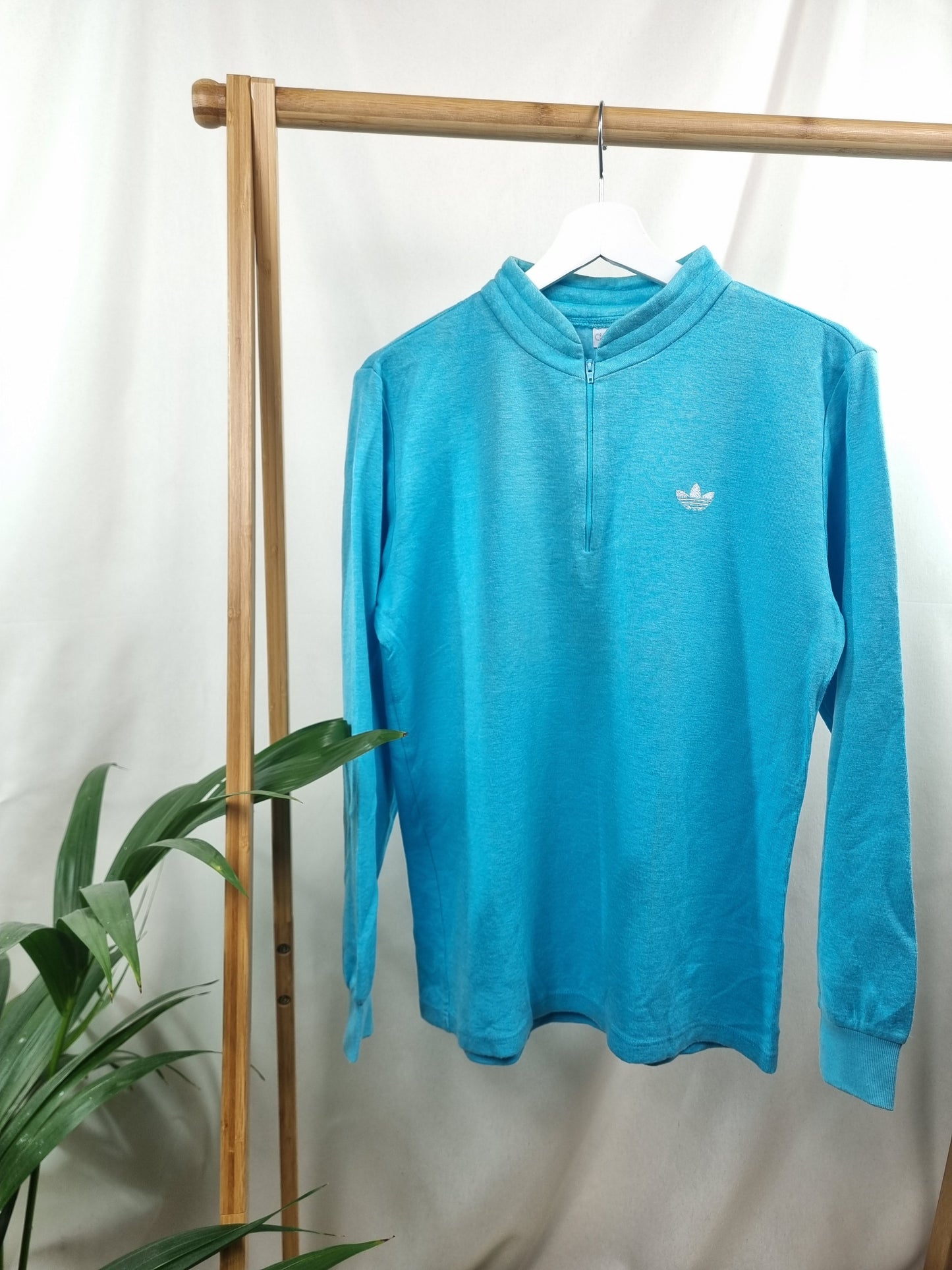 Adidas mid 80s sweater van dunne stof maat L
