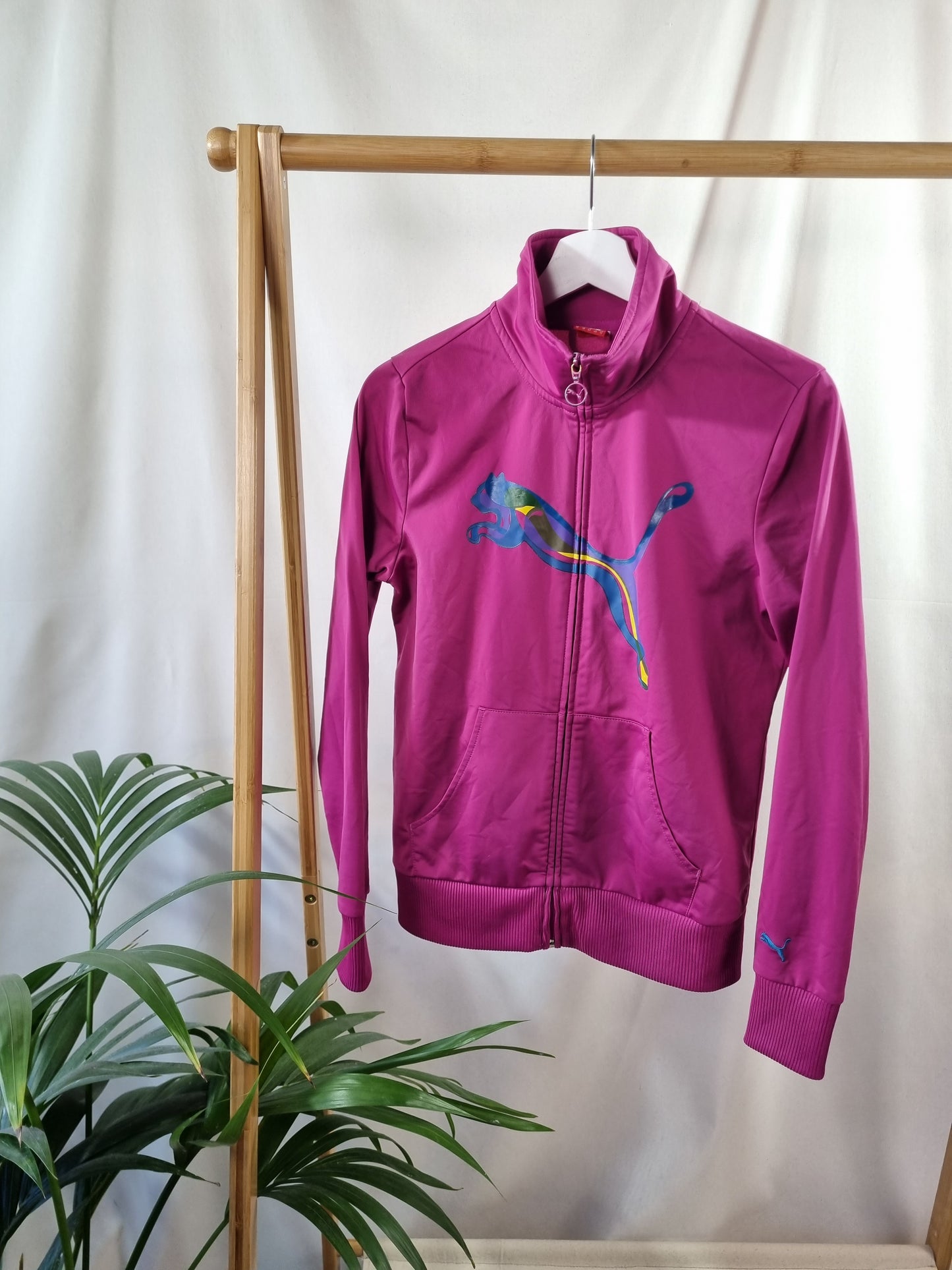 Puma front logo zipper maat M