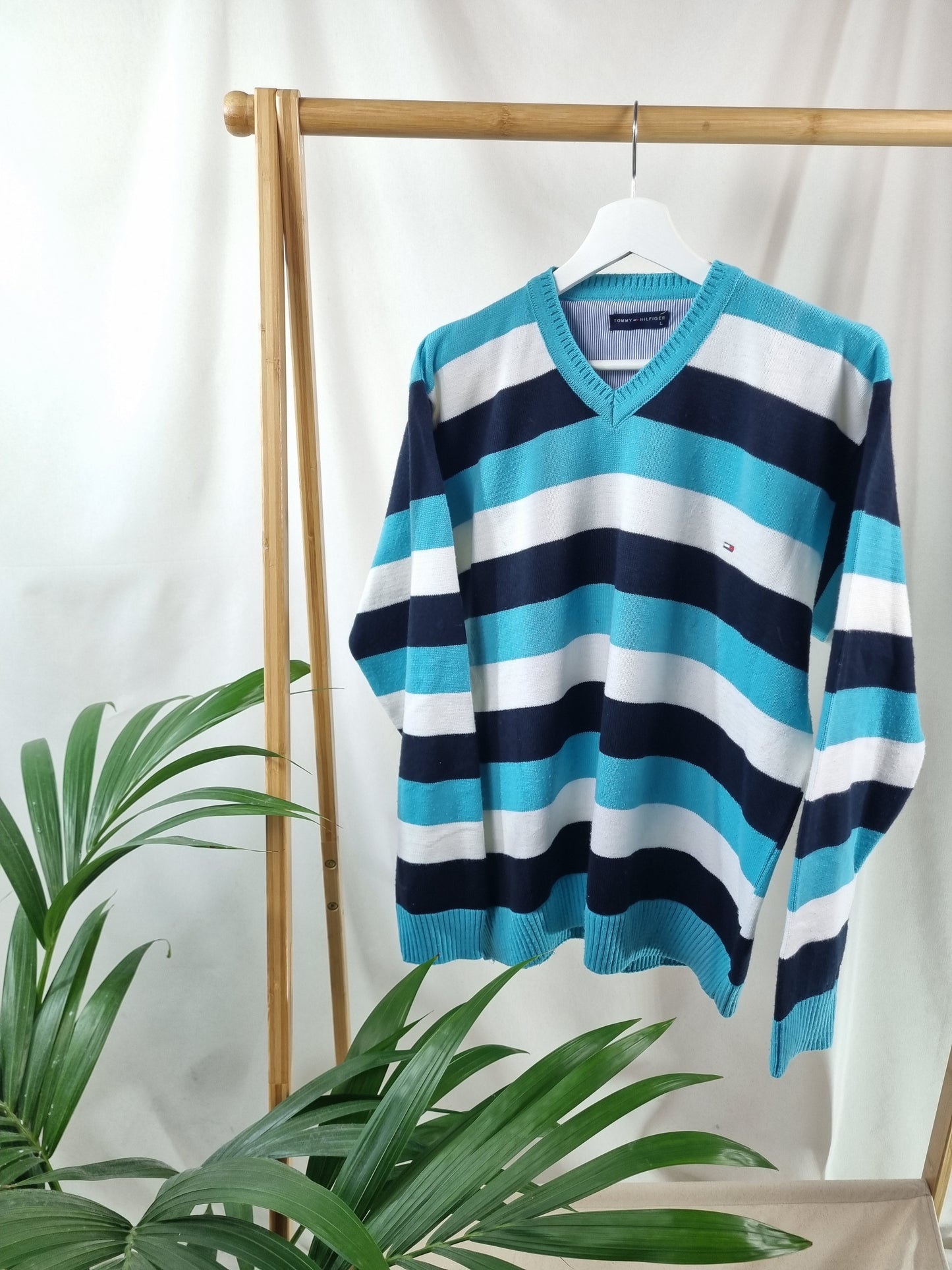 Tommy Hilfiger striped pull maat L