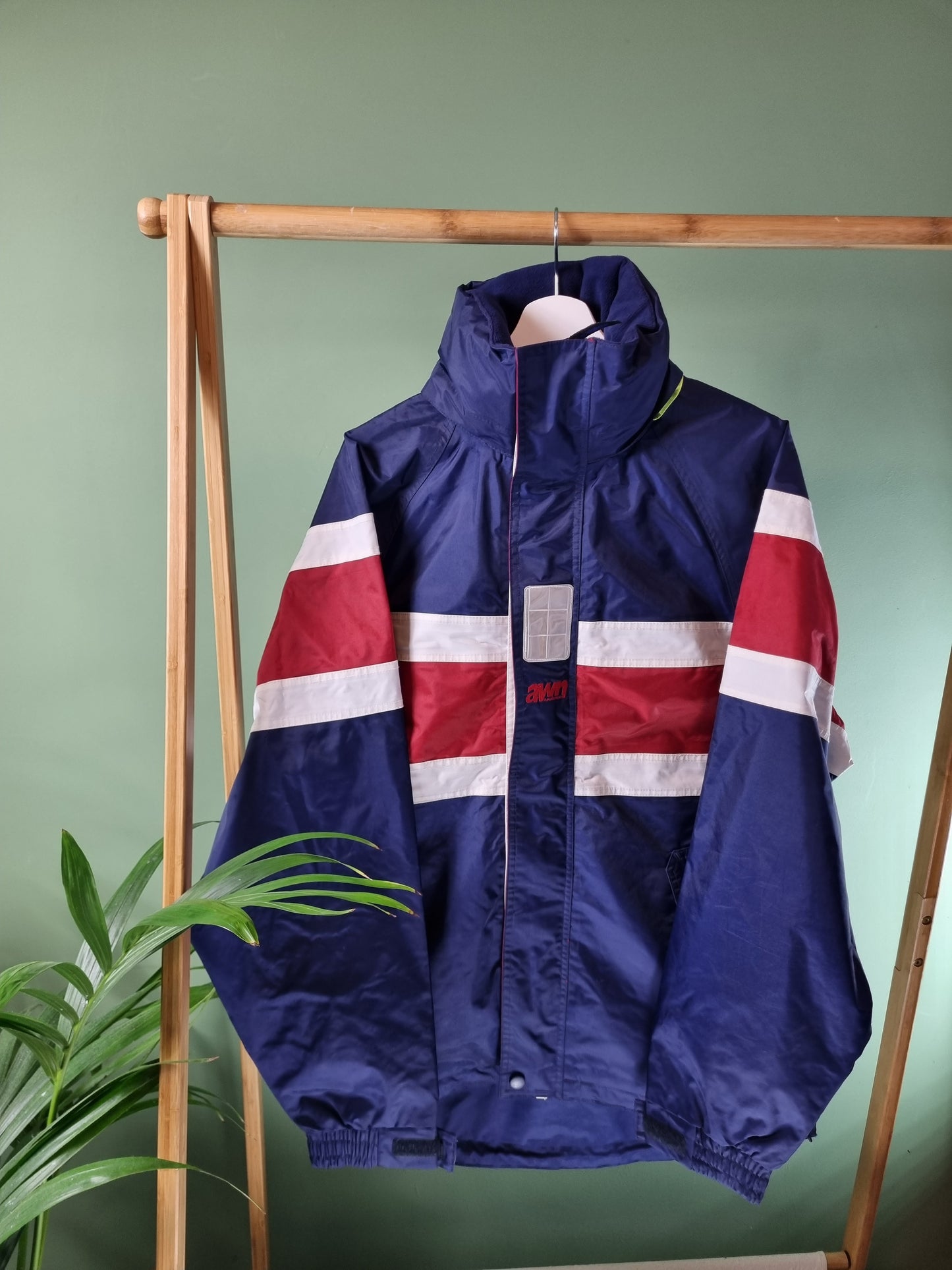 Vintage AWN regenjas maat M