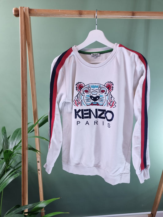 Kenzo embroidered front logo sweater maat L