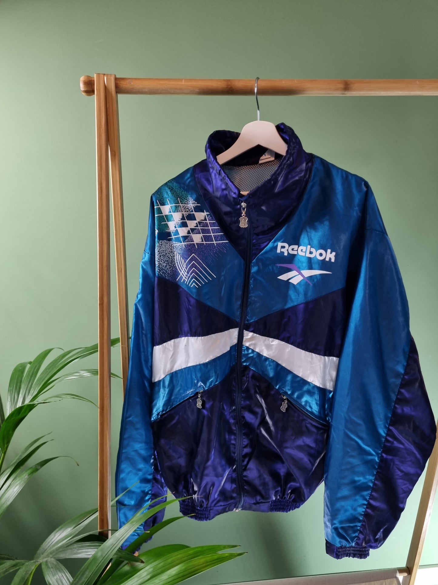 Reebok shell track jacket maat XXL